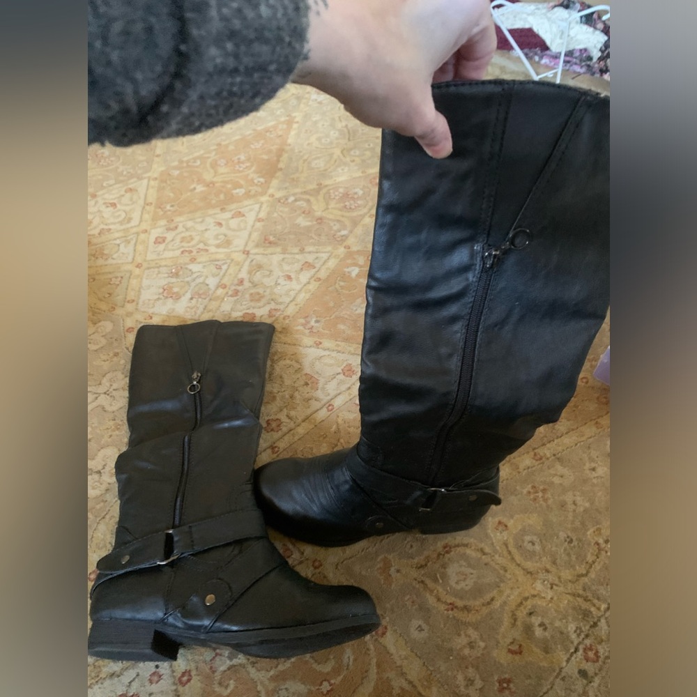 Brand new still in box, black tall boots size 6.5